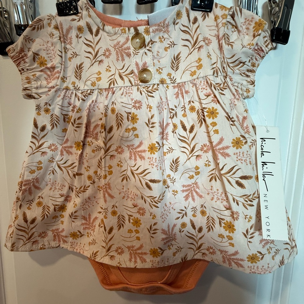 Nicole Miller Floral Baby Dress